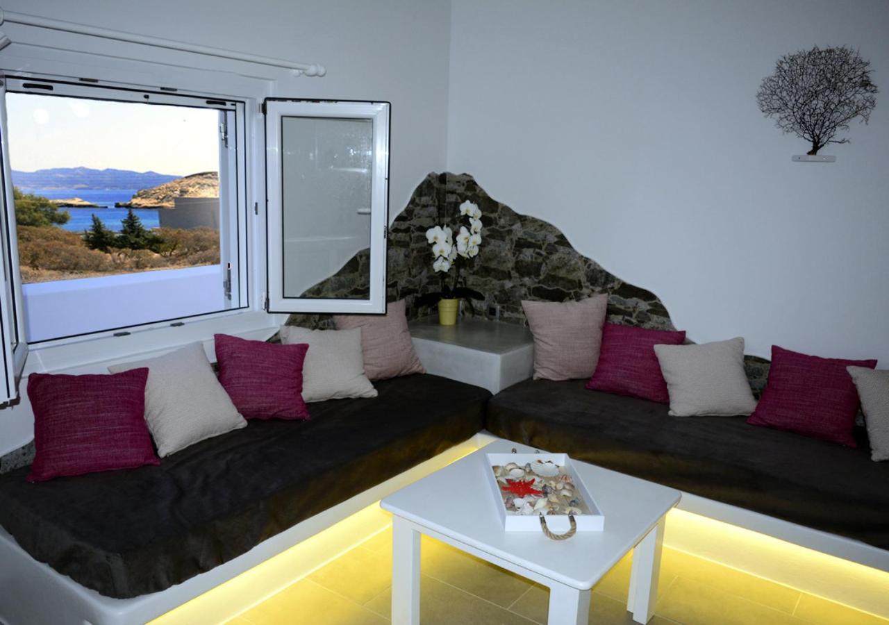 Seashell Mandrakia Sea View Villa Exterior photo