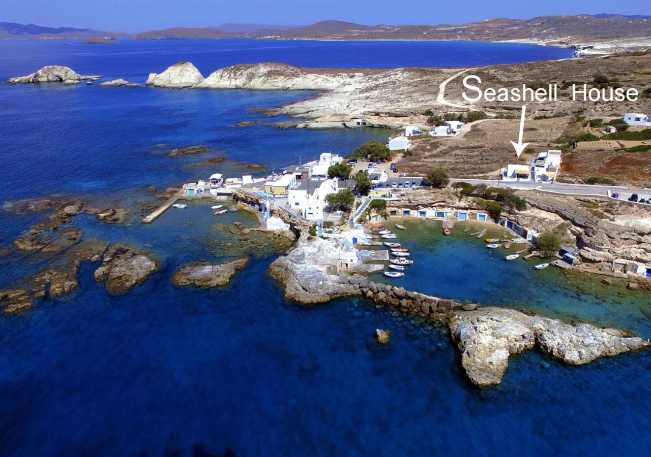 Seashell Mandrakia Sea View Villa Exterior photo